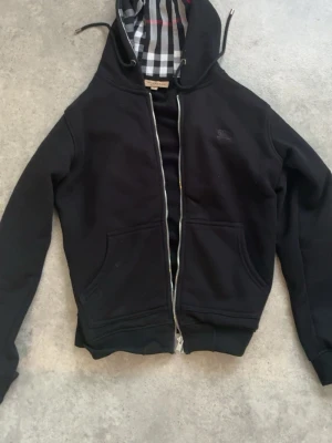 Svart zip hoodie Burberry - Storlek S