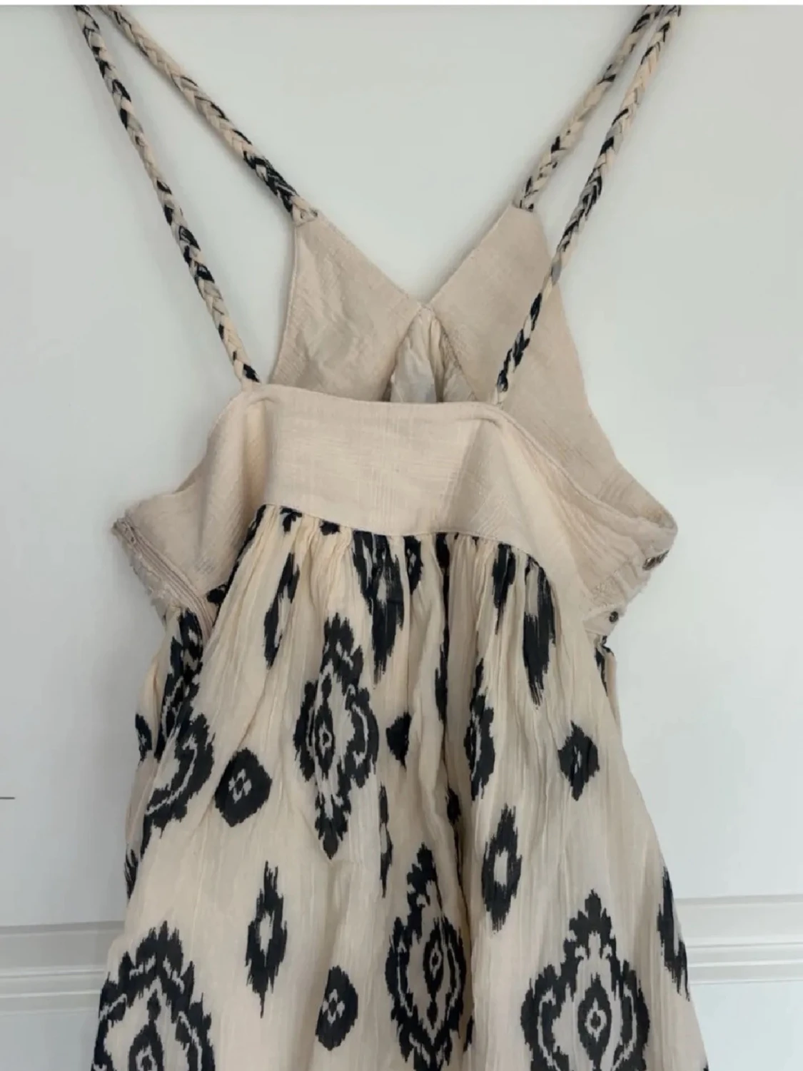 Mönstrad kortklänning - 2