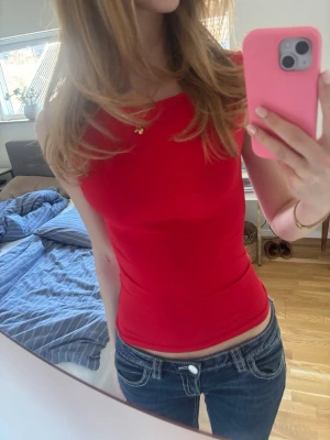 Zara topp - Grymt cool röd zara topp❤️