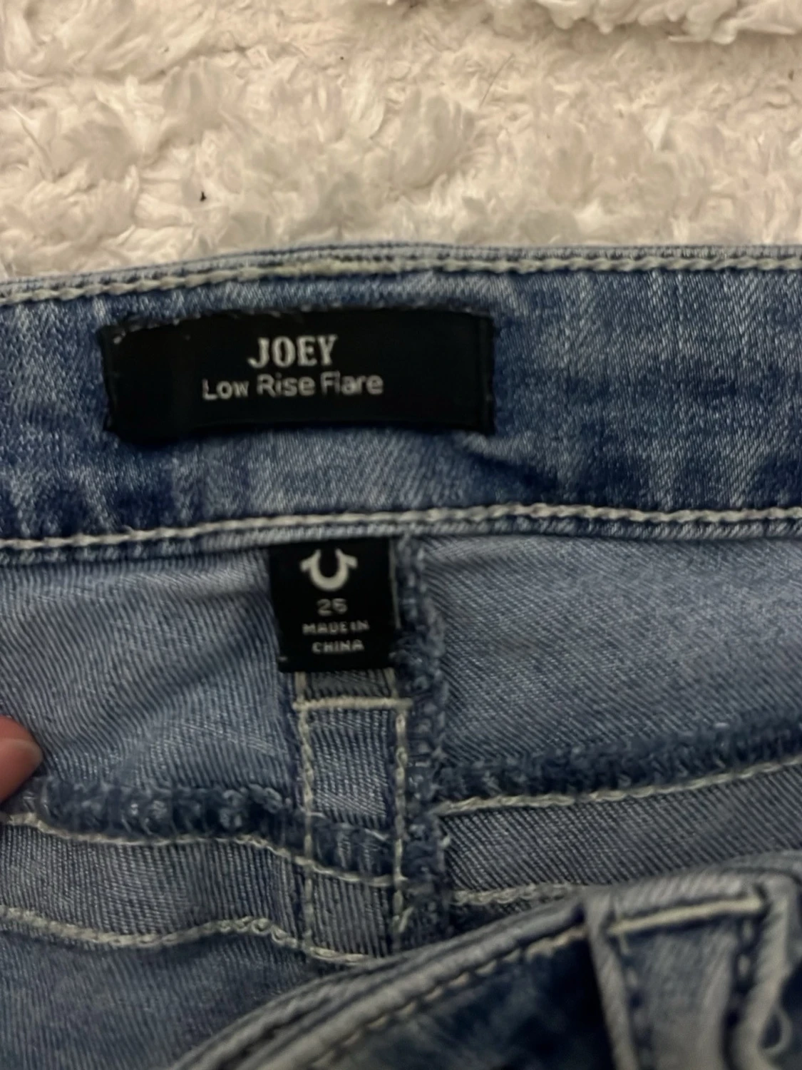 True Religion Joey Low Rise Flare Jeans - 1