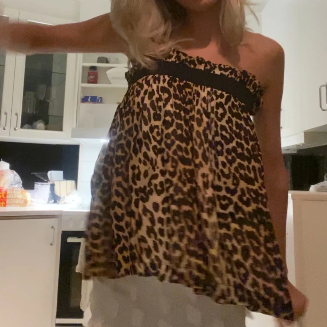 Leopard topp - 90