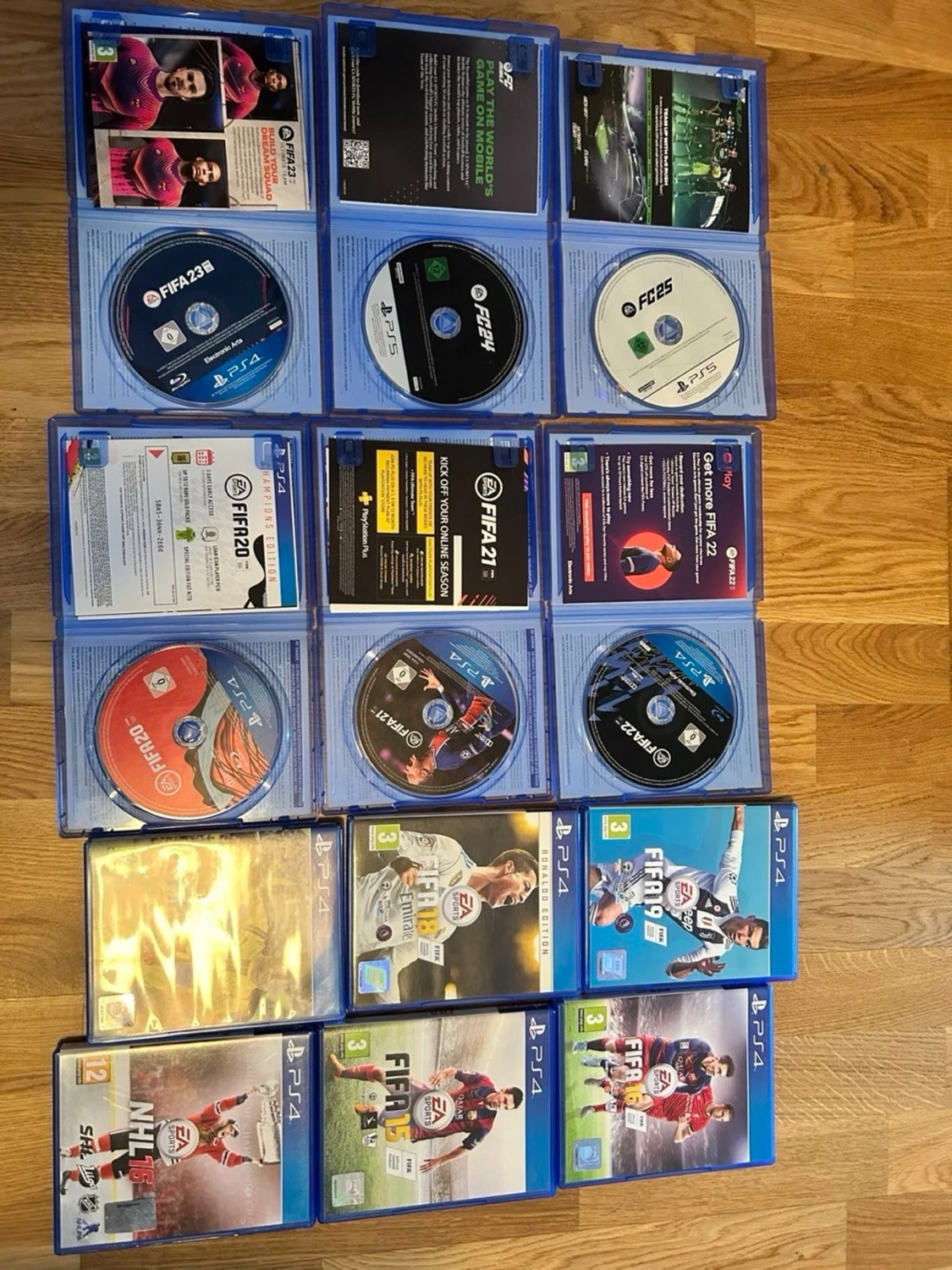 Samling av FIFA och NHL PS4/PS5 spel - 1