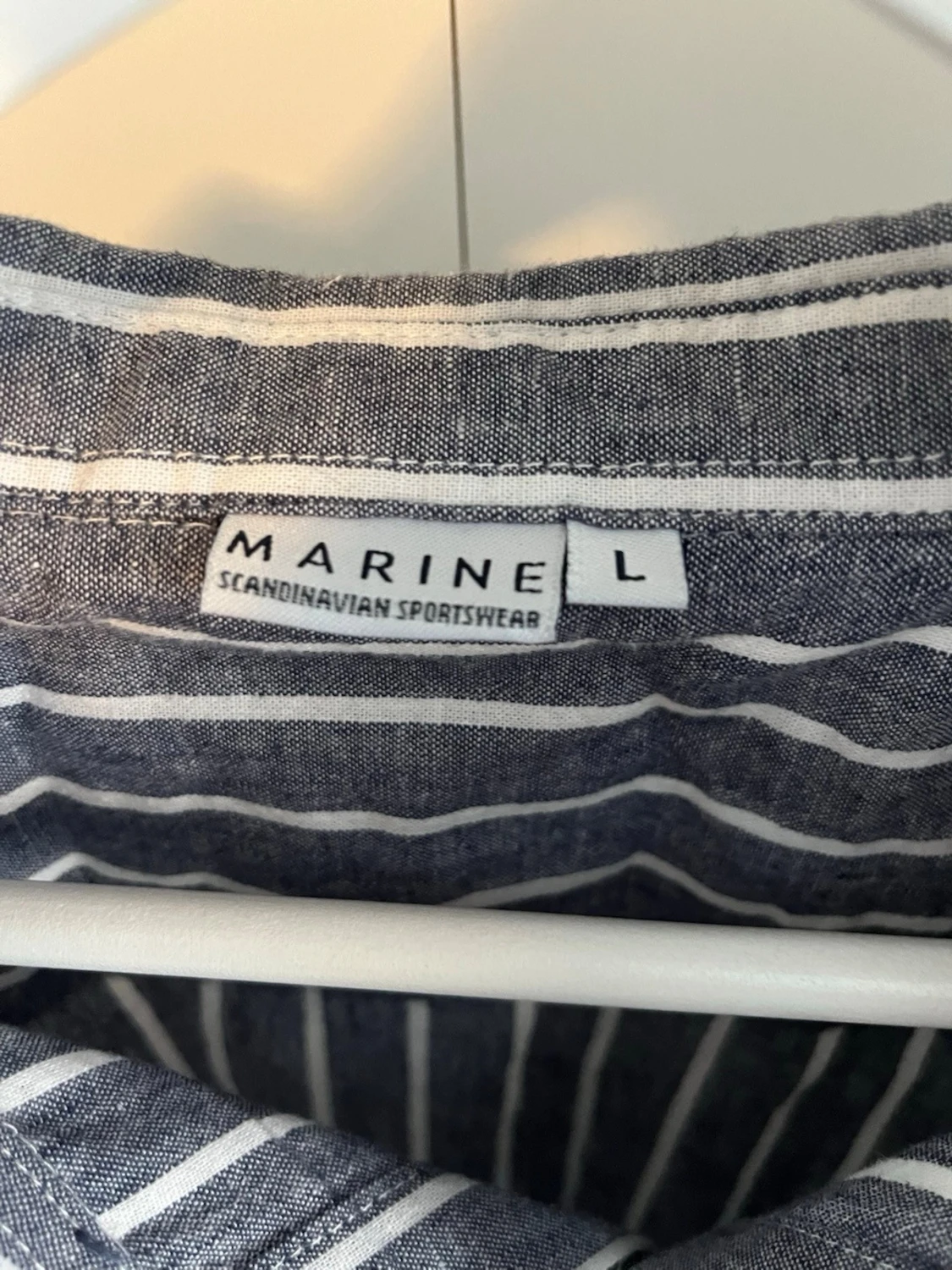 Randig linneskjorta från Marinel - 1
