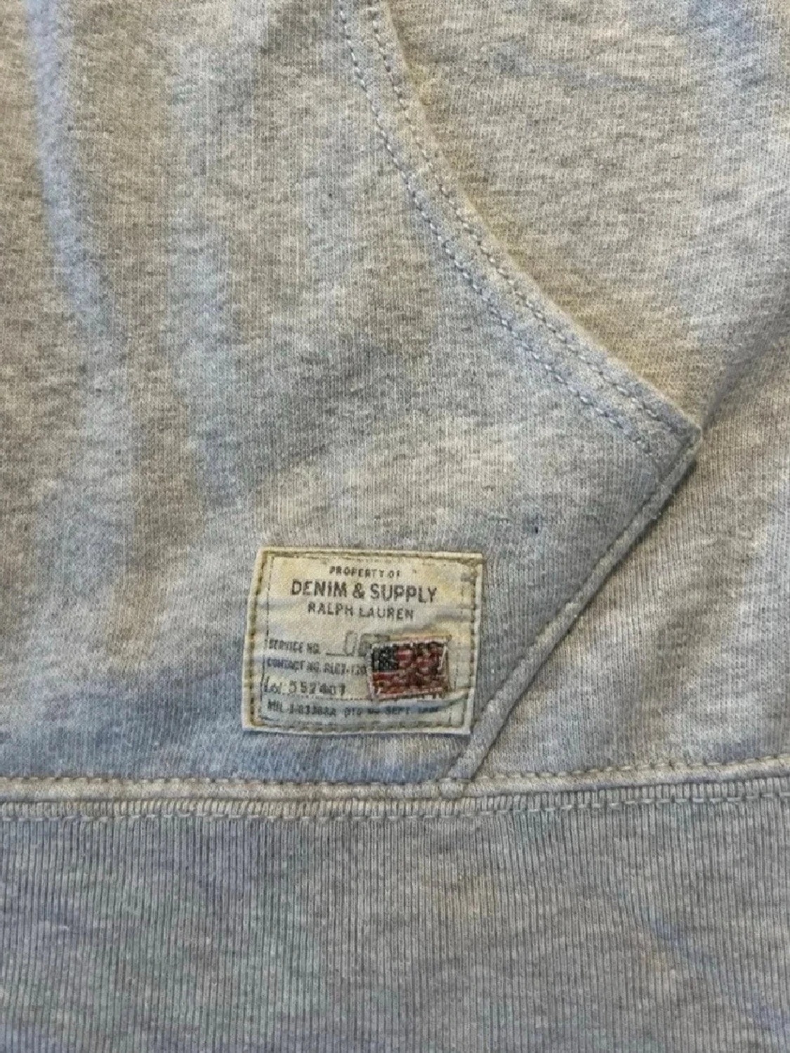 Grå hoodie från Ralph Lauren - 2
