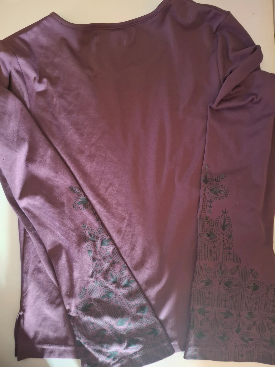 Lila långärmad topp från Only - 1
