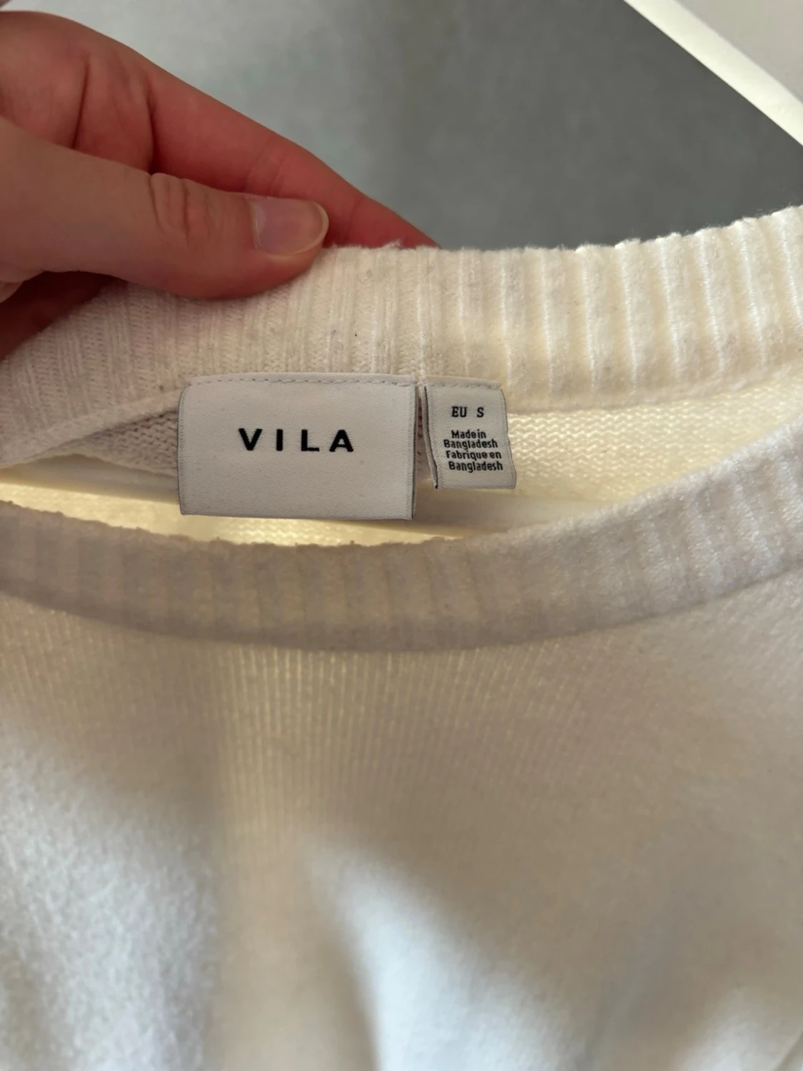 Vit stickad tröja från VILA - 4
