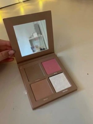 CAIA Face Palette Sassy - Snygg ansiktspalett från CAIA i modellen Sassy. Paletten innehåller contour, bronzer, blush och highlight. Lätt att ha med i väskan. En ny kostar 500kr