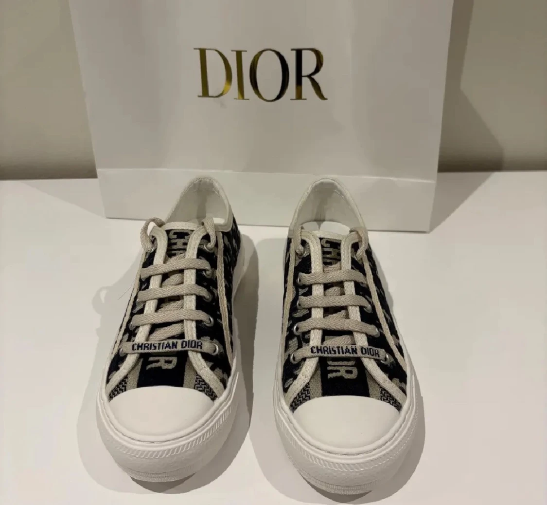 Dior Oblique svarta sneakers