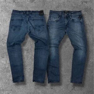 Replay Anbass jeans - Säljer dessa blå jeansen från Replay | W33 L30 | modell: Anbass | skick: 9/10, mycket bra skick | Skriv vid frågor, pris kan diskuteras vid snabb affär 🤝