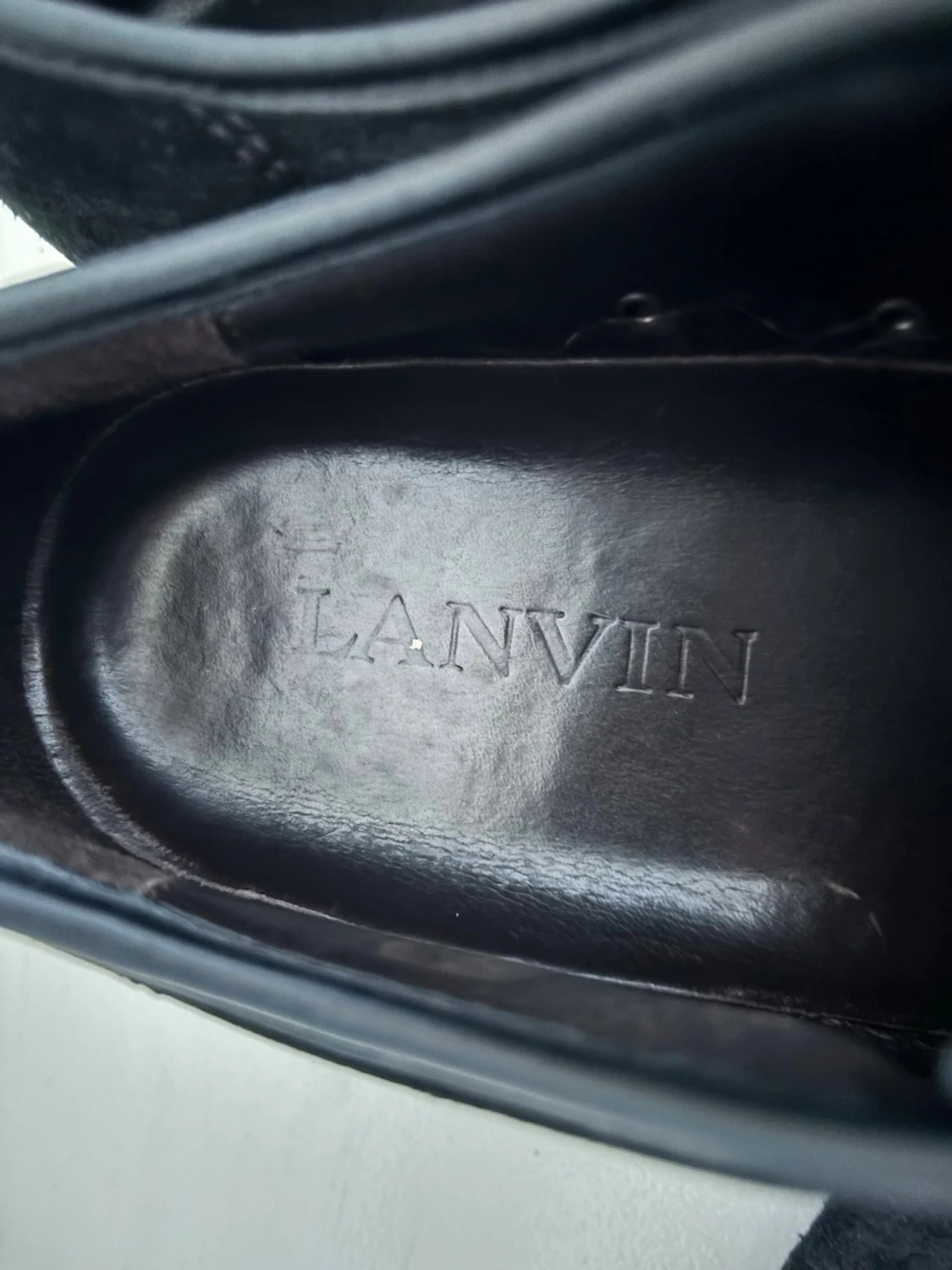 Svarta lanvins Cap Toes - 2