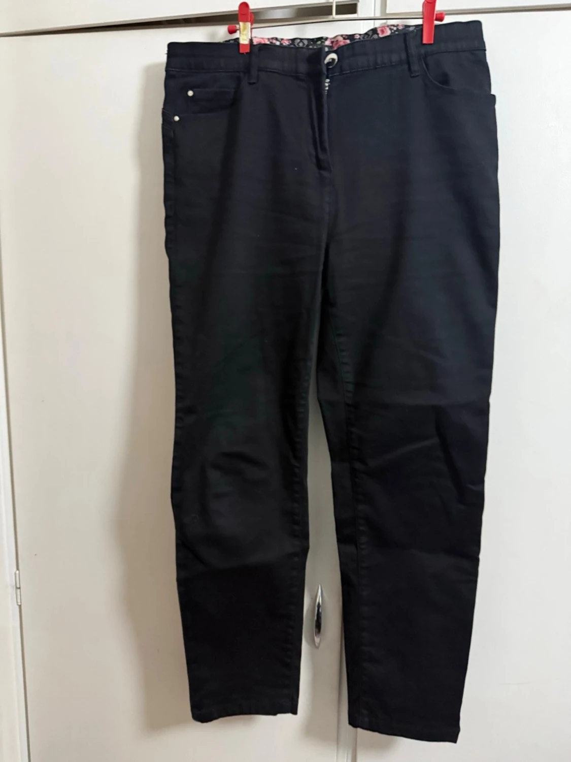 Svarta raka jeans med hög midja från Breal - 1