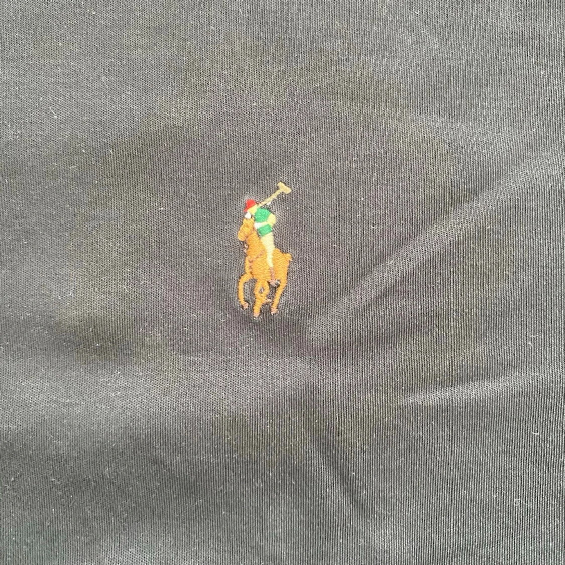 Svart Polo Ralph Lauren piké  - 3