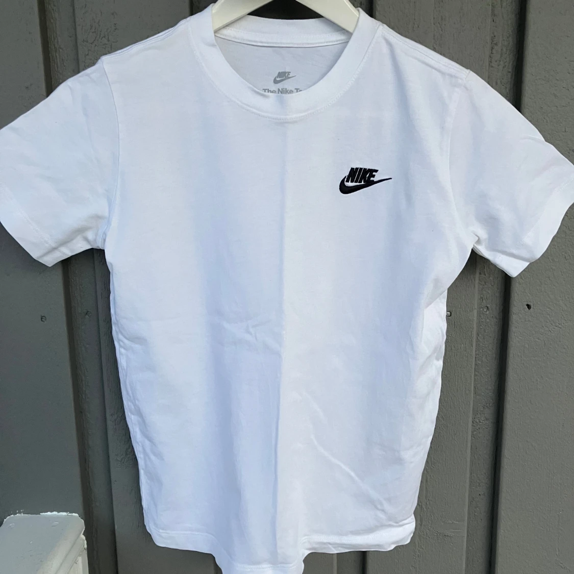 Vit Nike T-shirt med logga