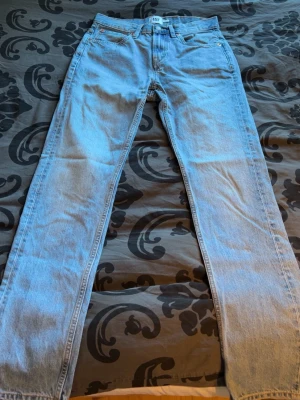 Ljusblå raka jeans från 157 - Ljusblå jeans från Lager 157 med klassisk femficksmodell och raka ben. jeansen är sprillans nya. pris går diskutera ( passar även storlek L31