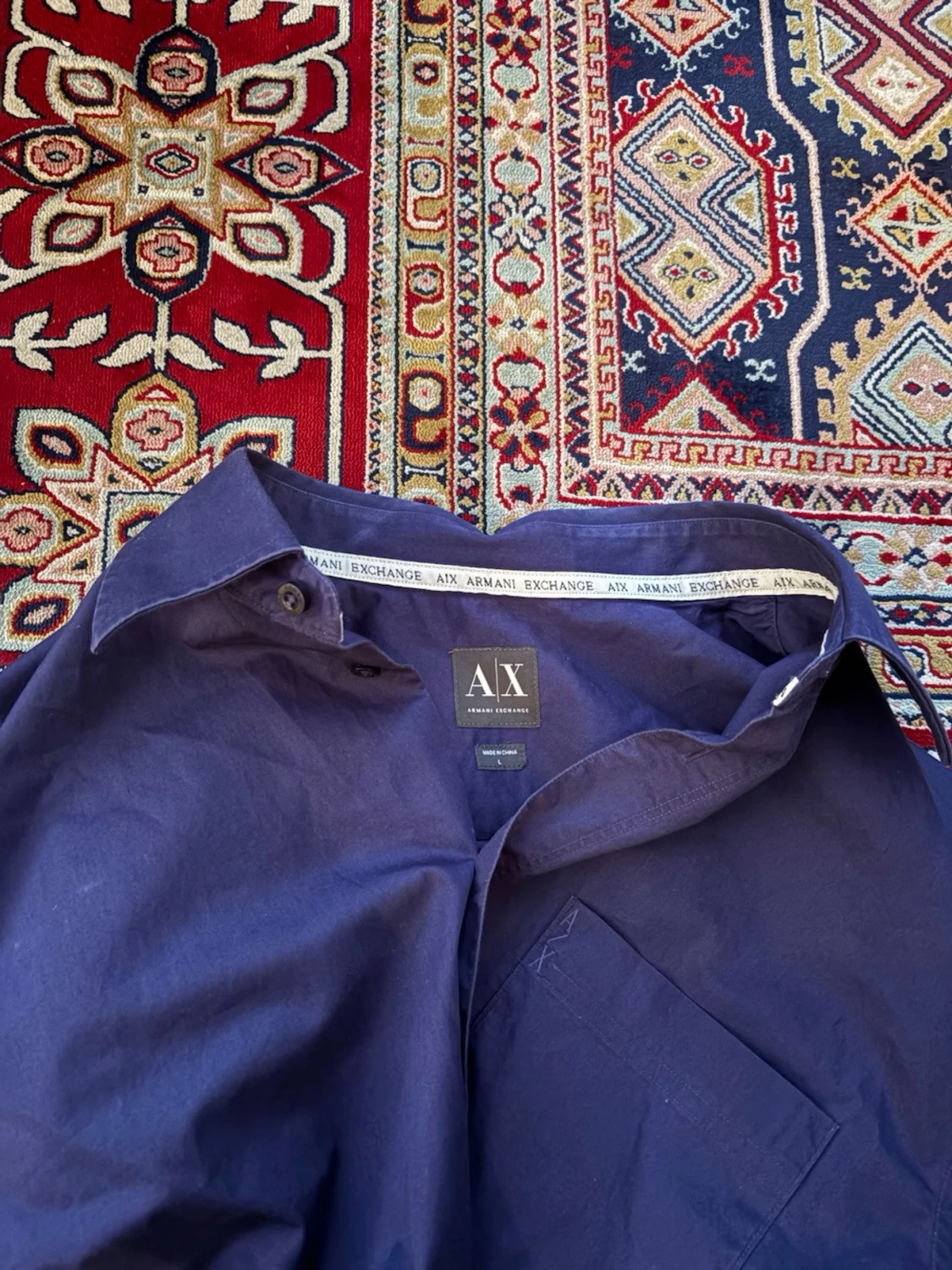 Mörkblå skjorta från Armani Exchange - 2