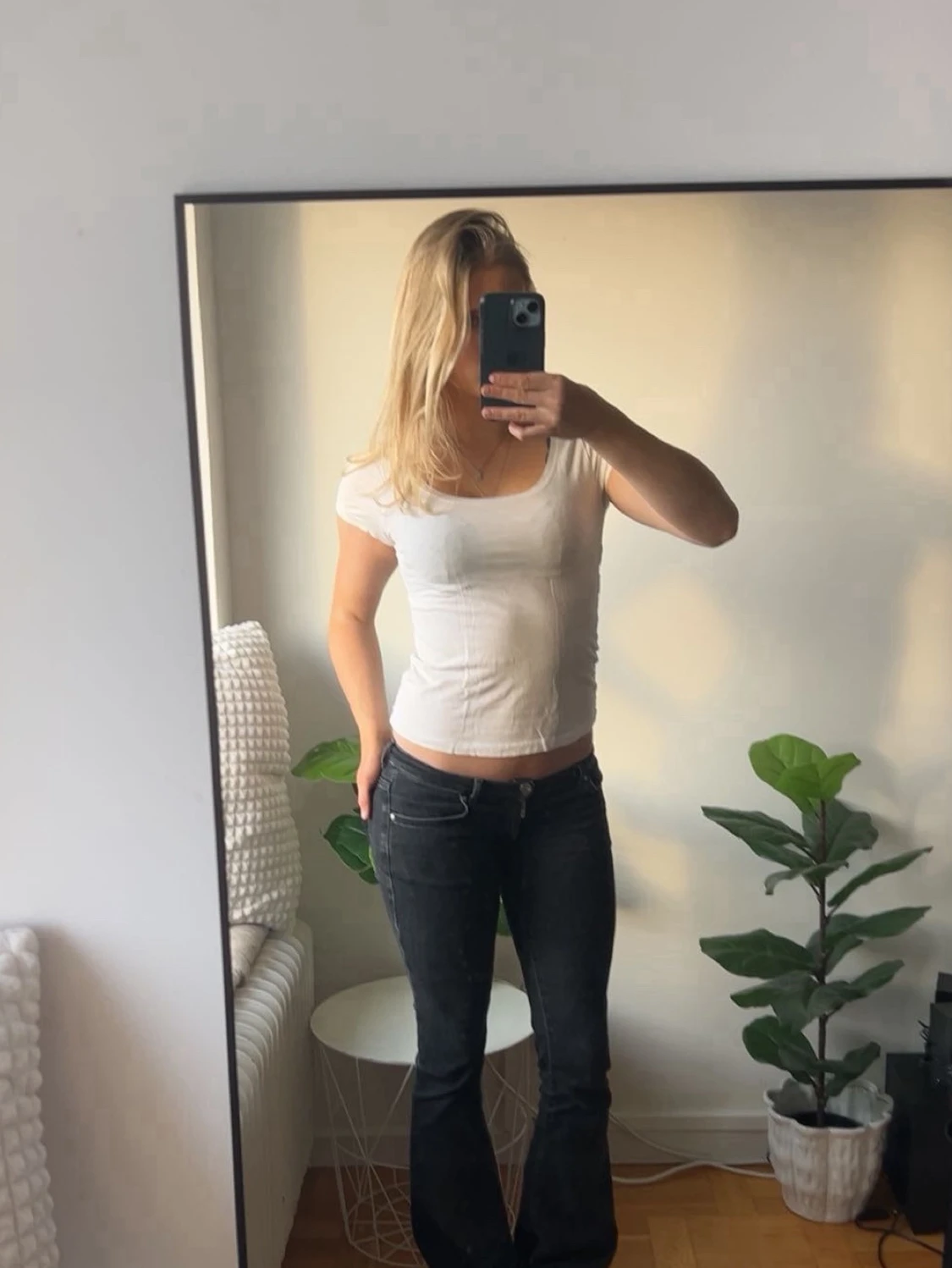 Vit basic t-shirt