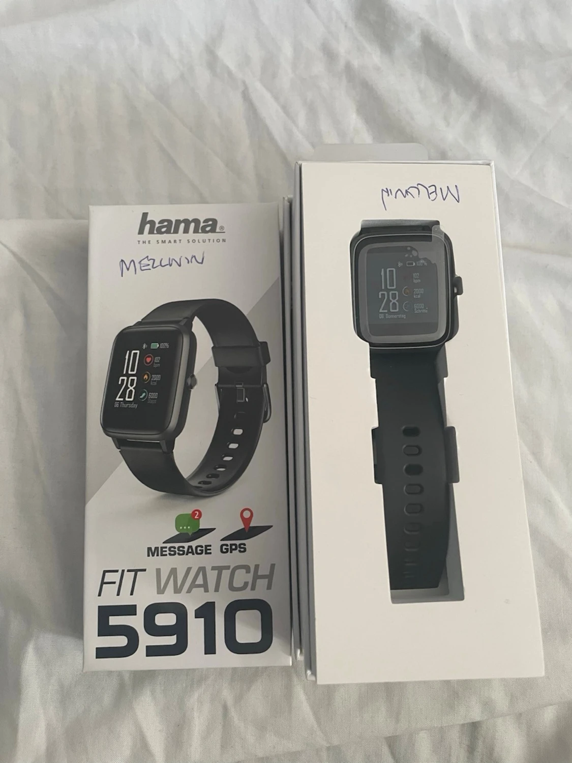 Hama Fit Watch 5910 svart smartklocka