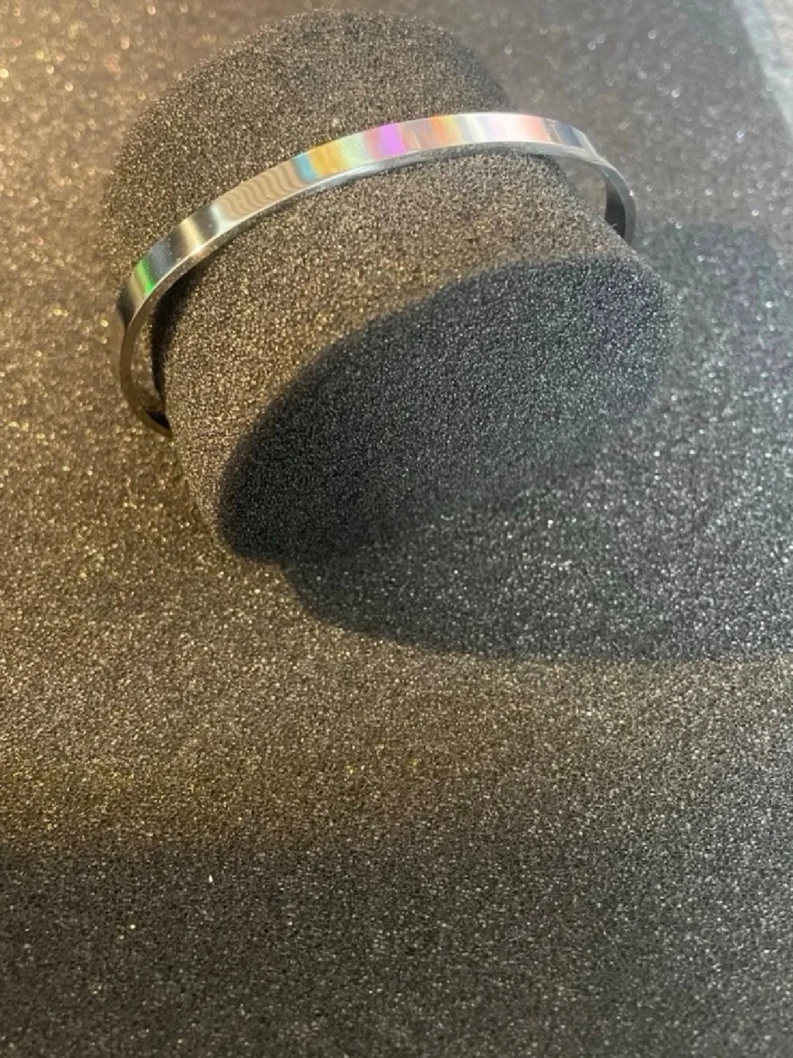 Silvrigt minimalistiskt armband - 2