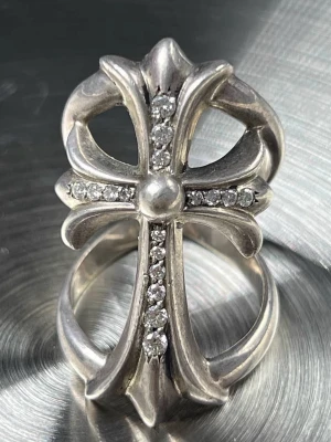 Chrome hearts cemetery cross ring  - Stainless steel , us 10 