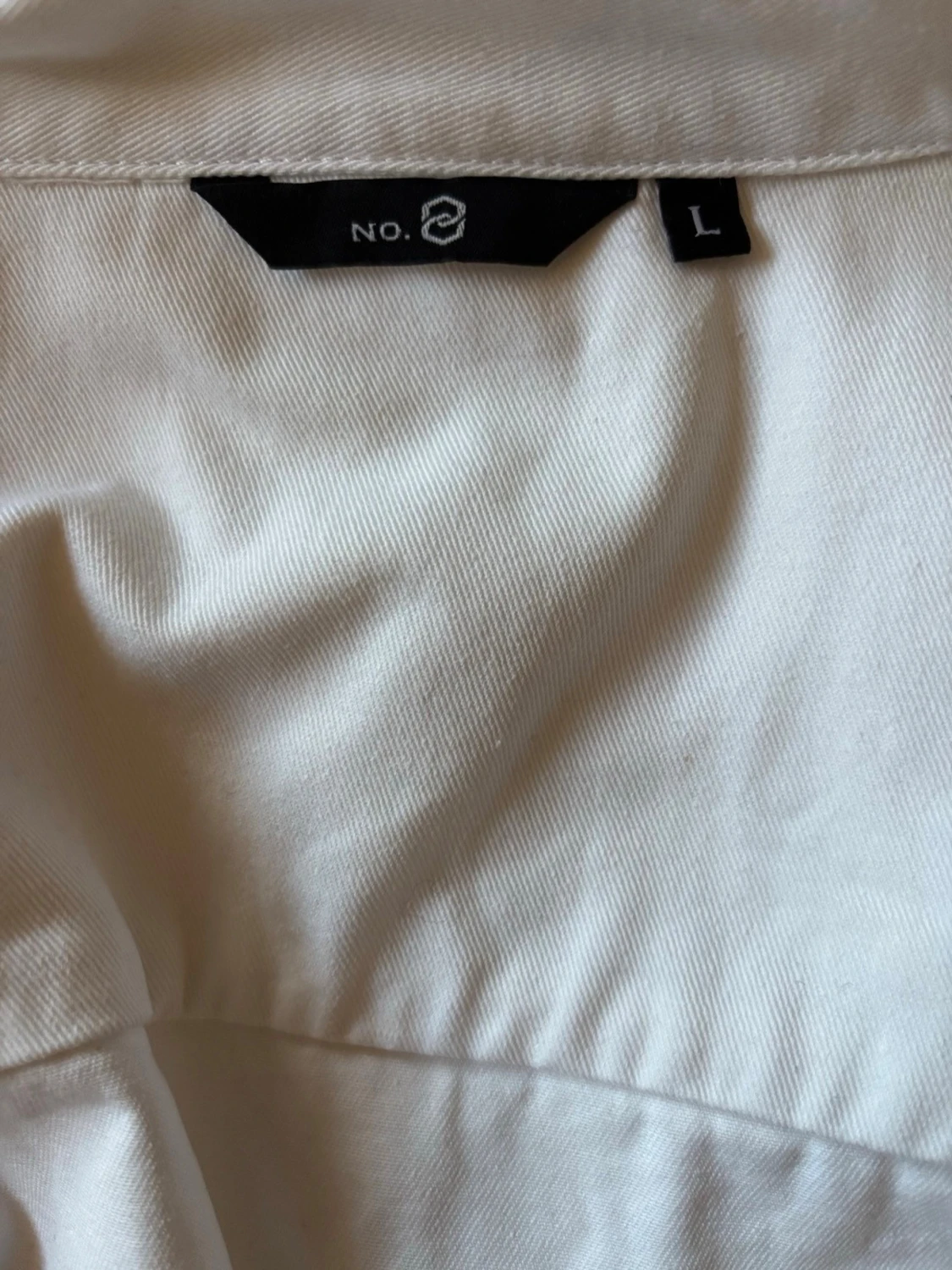 Vit overshirt från No  - 1