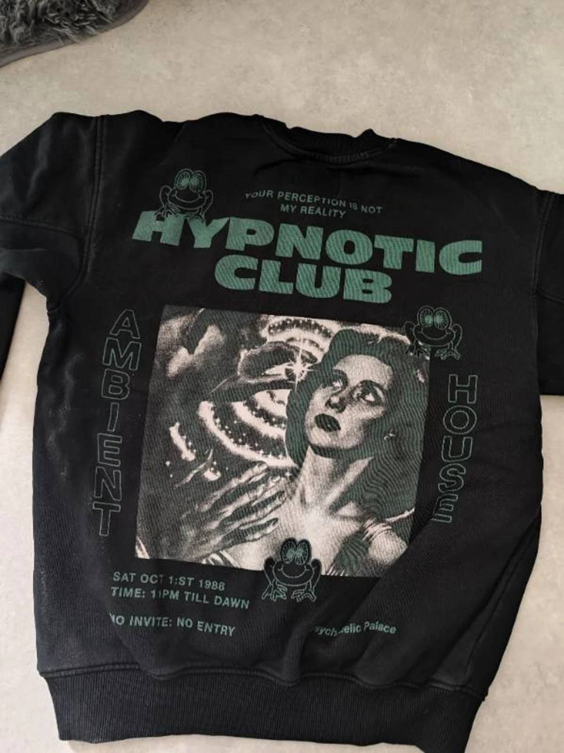 Svart sweatshirt Hypnotic Club