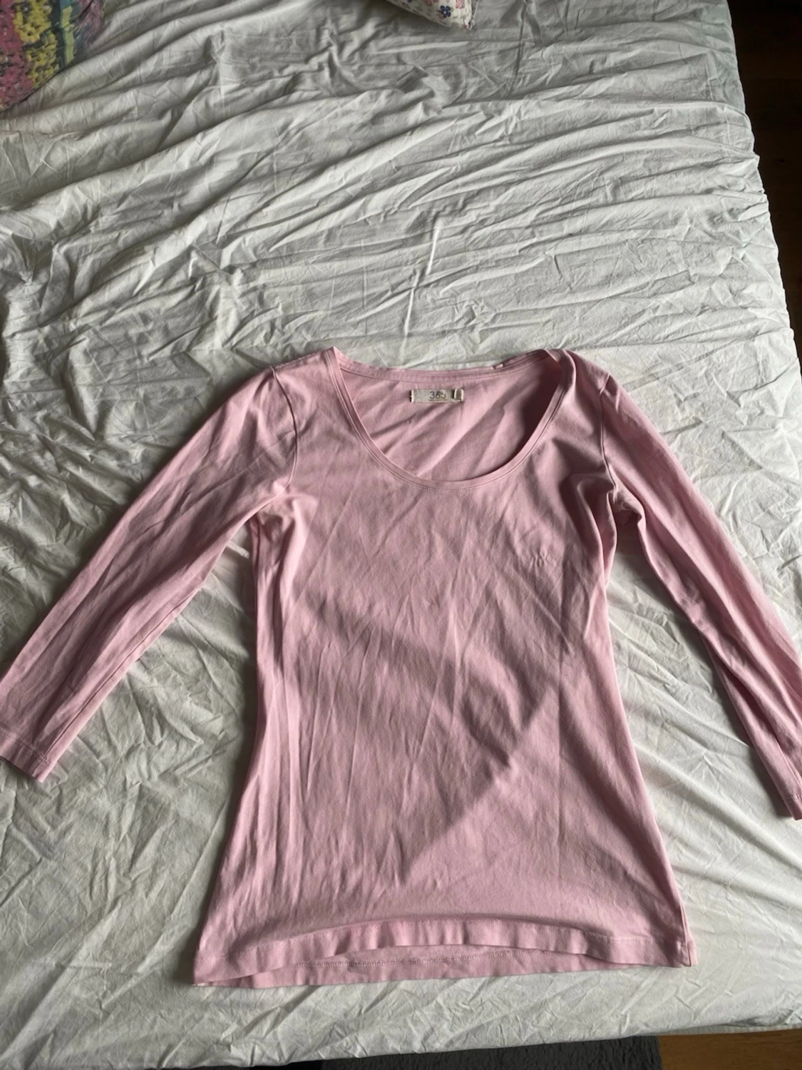 Ljusrosa långärmad topp Gina Tricot - 1