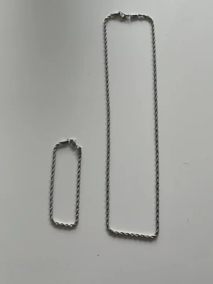 Cordell halsband och armband  - Helt ny 3mm bred rostfristål