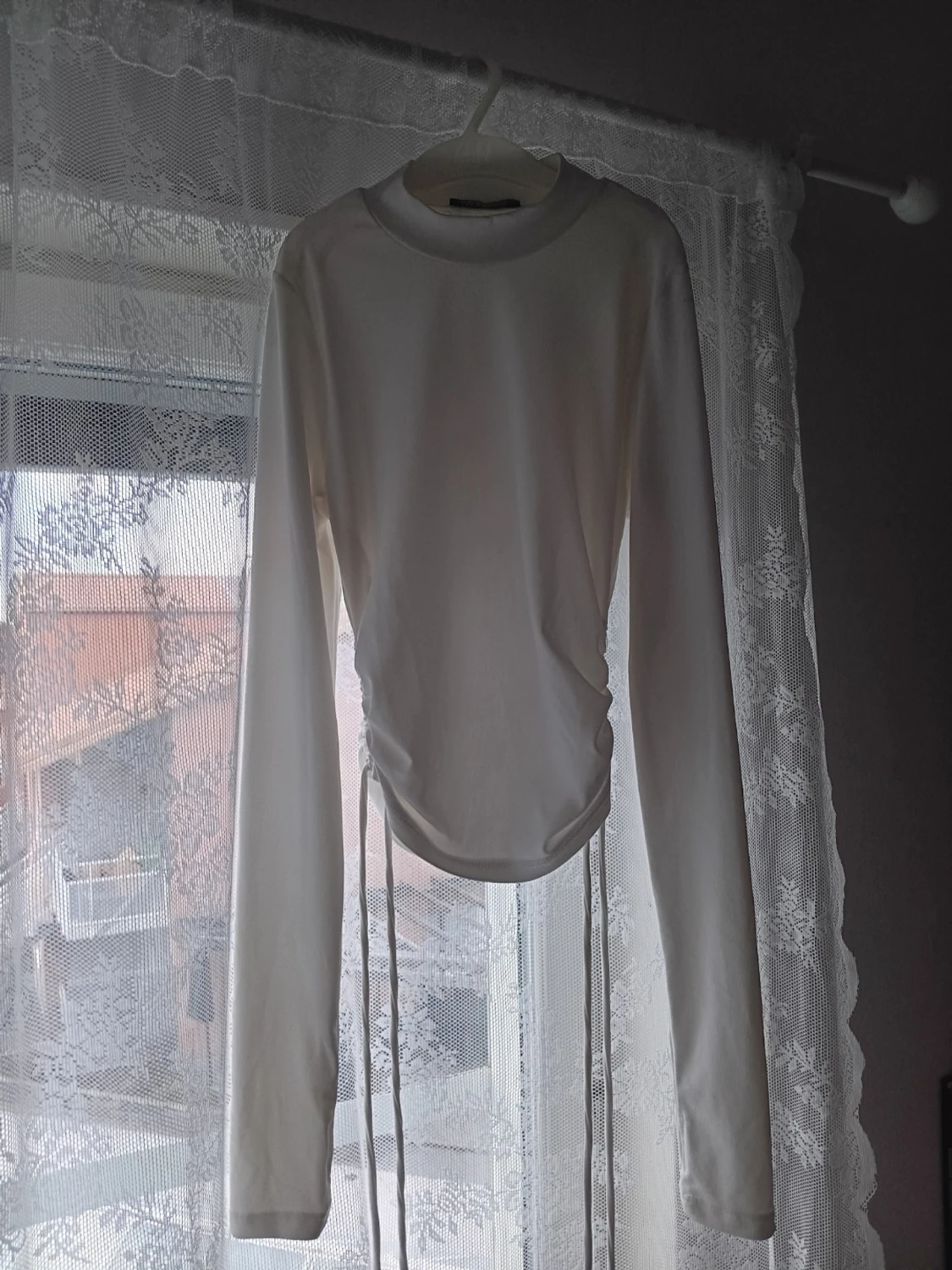 Vit långärmad topp - 2