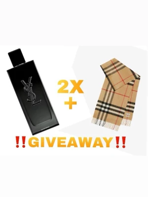 Burberry Halsduk + YSL Myself (TITTA BESKRIVNINGEN)👇🏻 - Giv3away på en fet Burberry scarf o YSL Myself perfym. Det ända du behöver göra är att följa oss på Plick (romert7) och gilla denna annons! Samt om du delar den med en eller fler vänner får du mer chans att vinna. Vinnaren lottas ut i slutet av maj! 🎉. KÖP EN ANNONS OCH FẢ 10X MER CHANS ATT VINNA! ✅