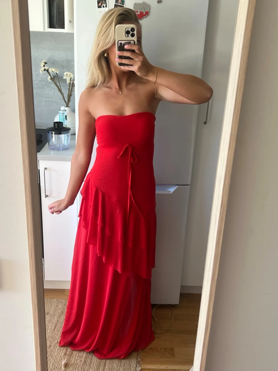 Röd balklänning - 2