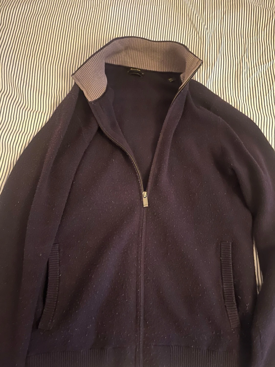 Full zip tröja- Massimo dutti. Storlek S  - 1
