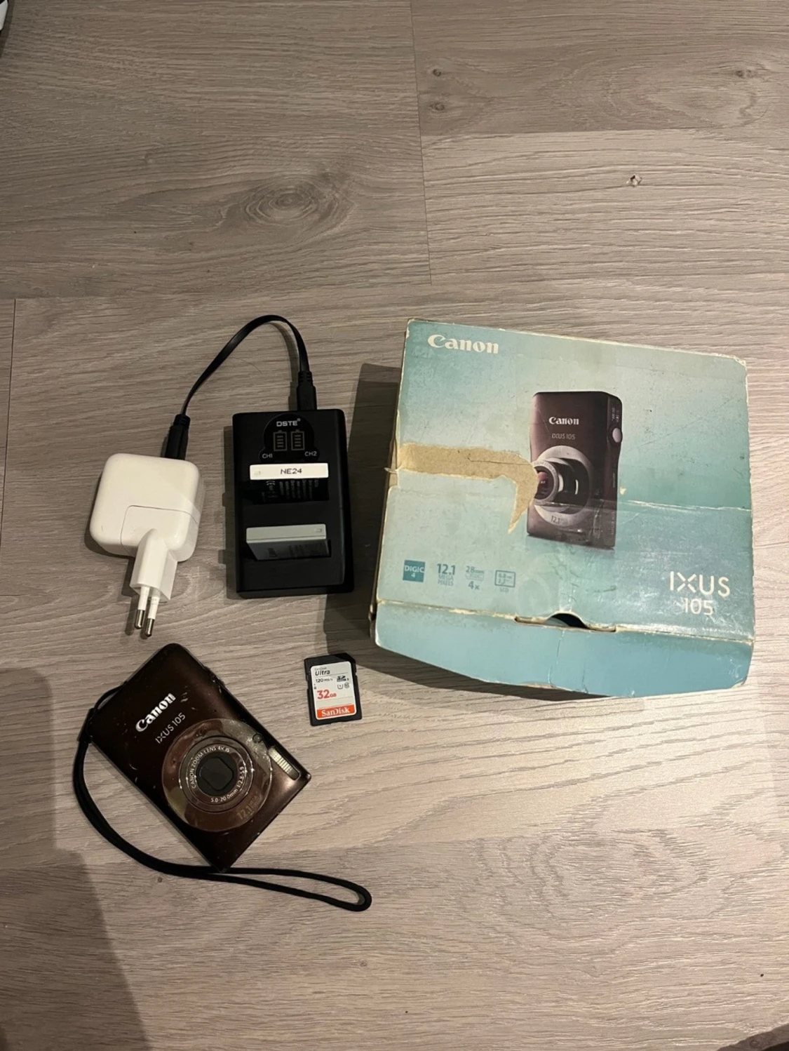 Canon IXUS 105 digitalkamera brun
