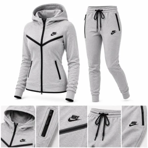 Nike set  - Säljer detta setet från Nike. Tröja och byxa är köpt separat och tröjan har storleken xxs/xs o byxorna xs/s, ej använt så mycket, kommer ej till användning och det är därför jag säljer hela setet