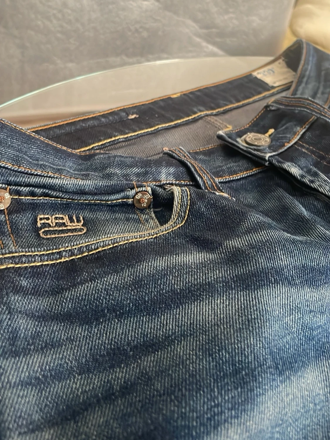 G-Star Raw 3301 blå jeans - 2