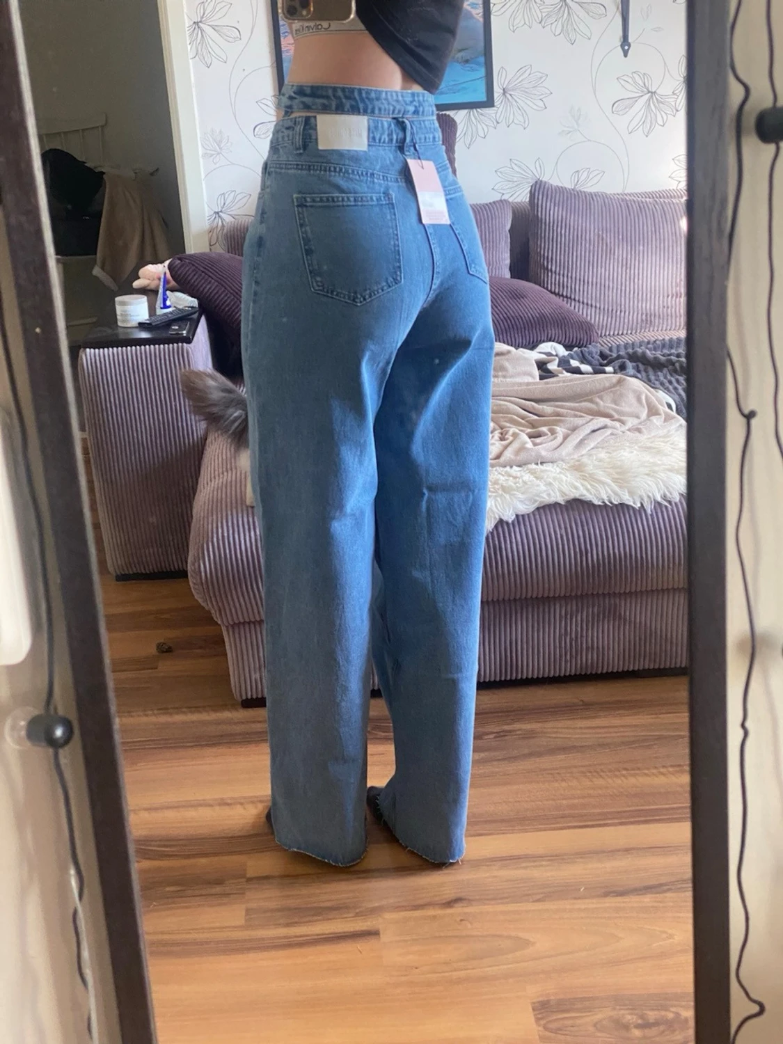 Blå jeans från missguided - 1
