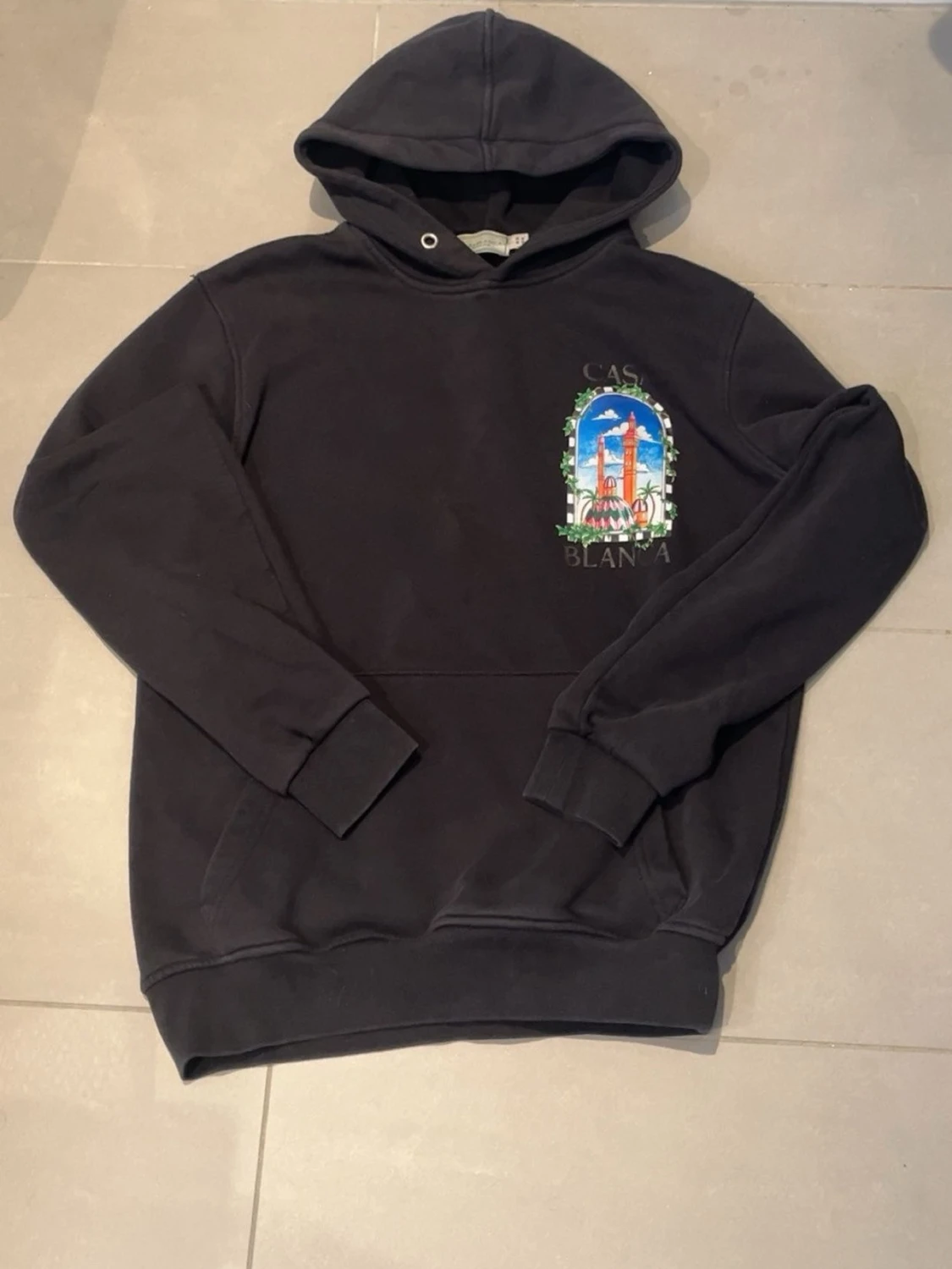 Svart hoodie från Casablanca