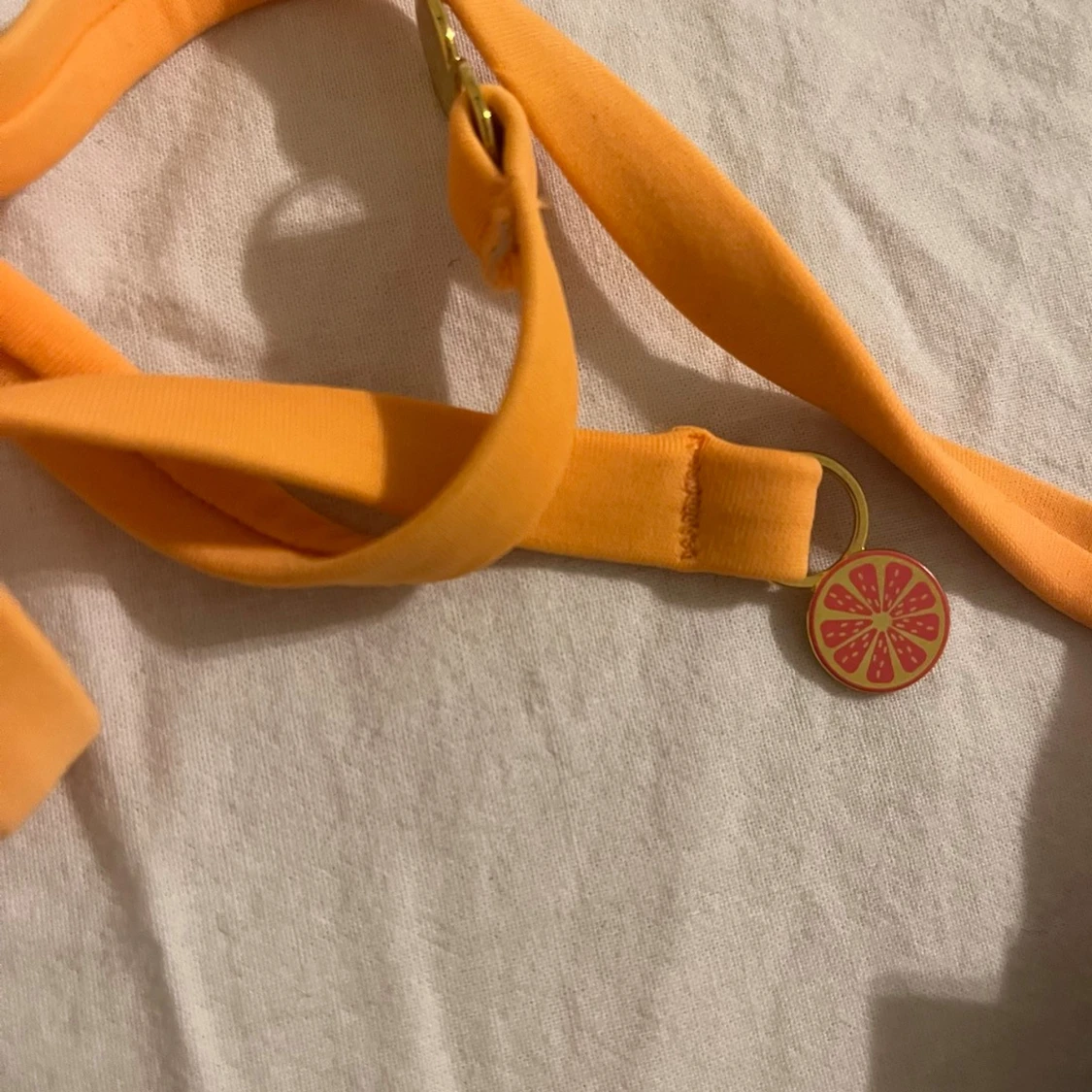 Ny! Victoria’s Secret / Pink Svart bikiniöverdel med fruktmönster - 2