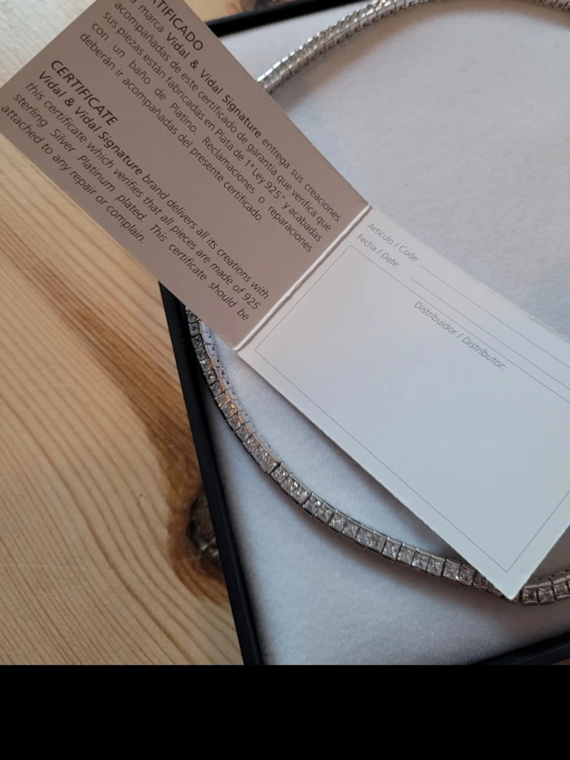 Vidal & Vidal halsband i silver - 3