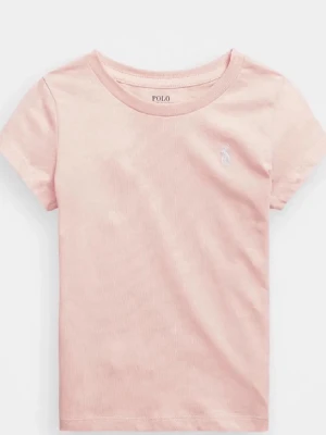 Ljusrosa t-shirt Ralph Lauren - Snygg ljusrosa t-shirt från Polo Ralph Lauren, I storlek 12-14 i barn, men passar som mig som brukar ha Xs. Endast testad❣️