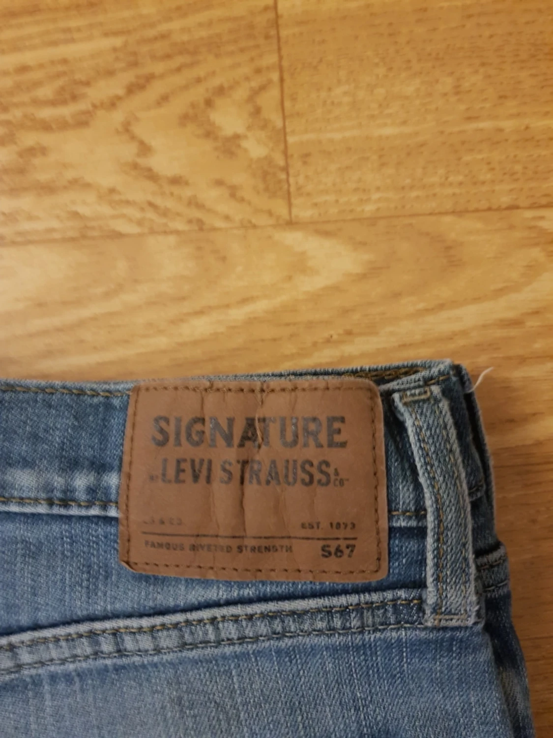  Levi's Signature blåa jeans  - 1