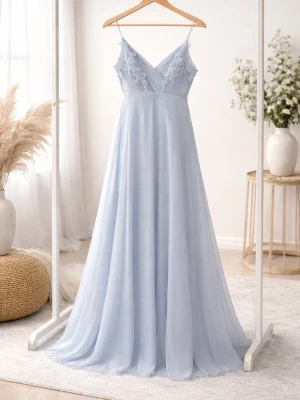 Jättefin balklänning 🩵 - Använd en gång 