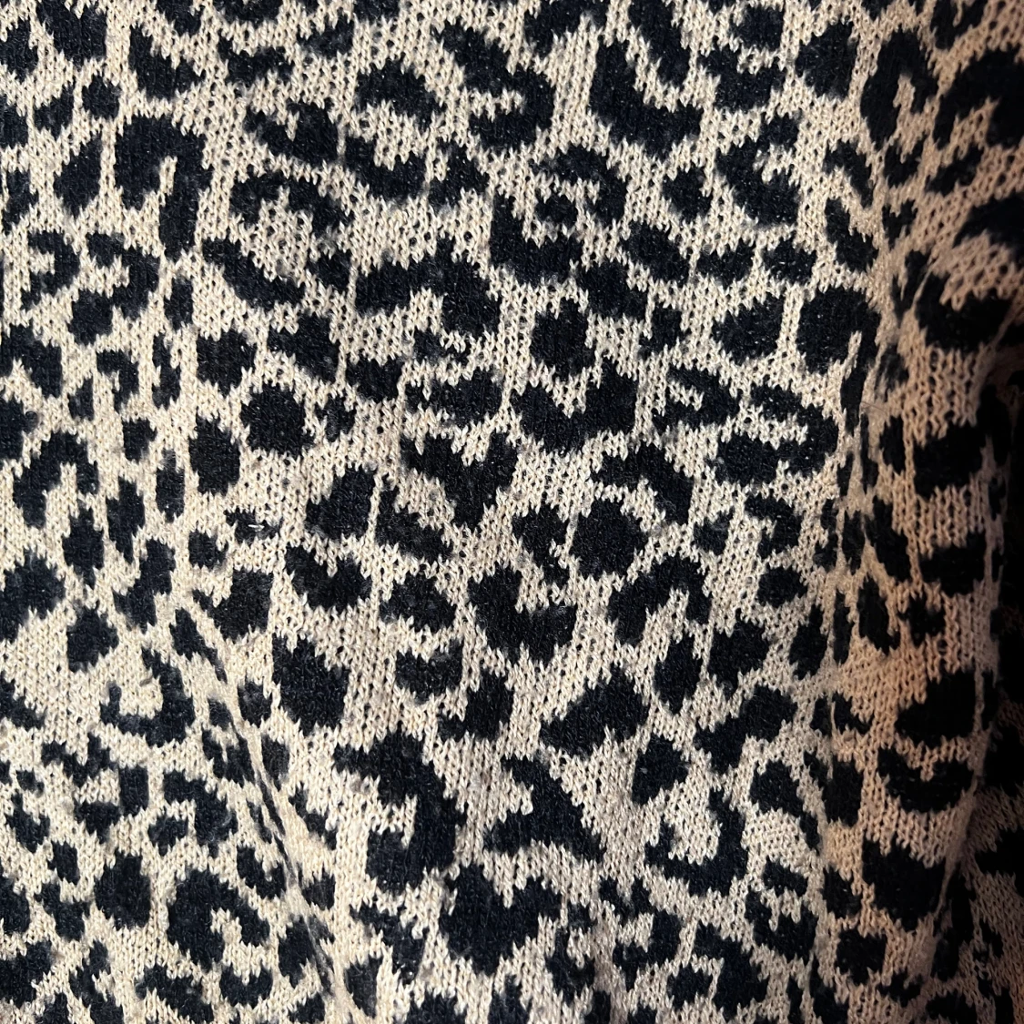 Stickad leopard tröja - 90
