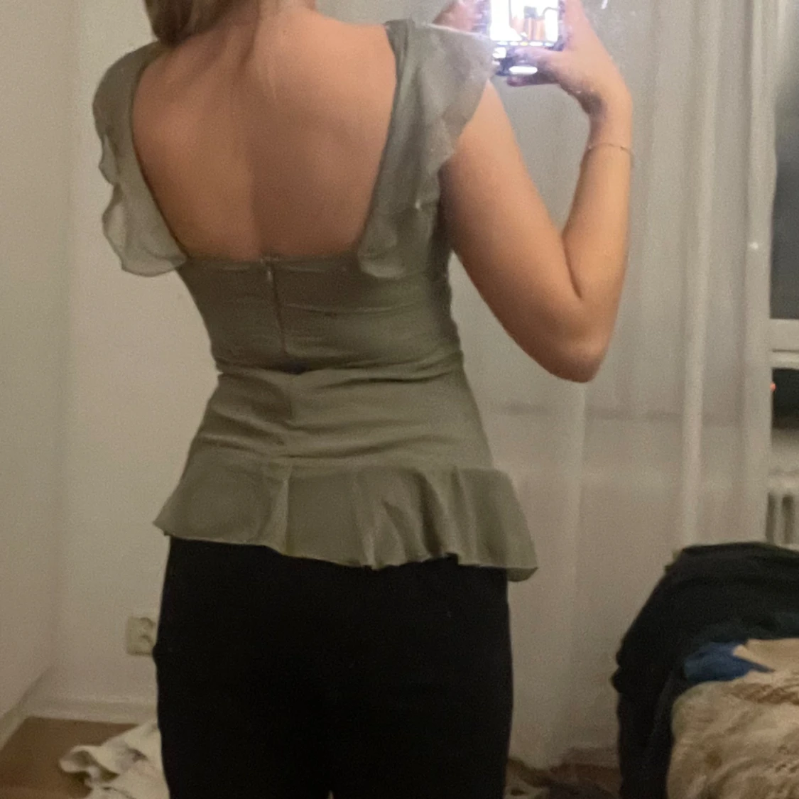 Grön topp storlek S motel rocks - 90