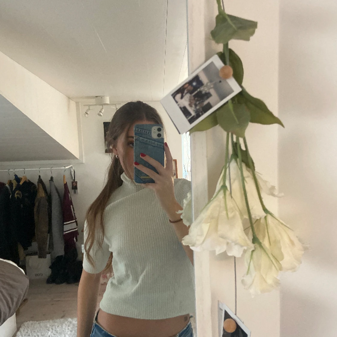 Mintgrön Samsøe Samsøe topp