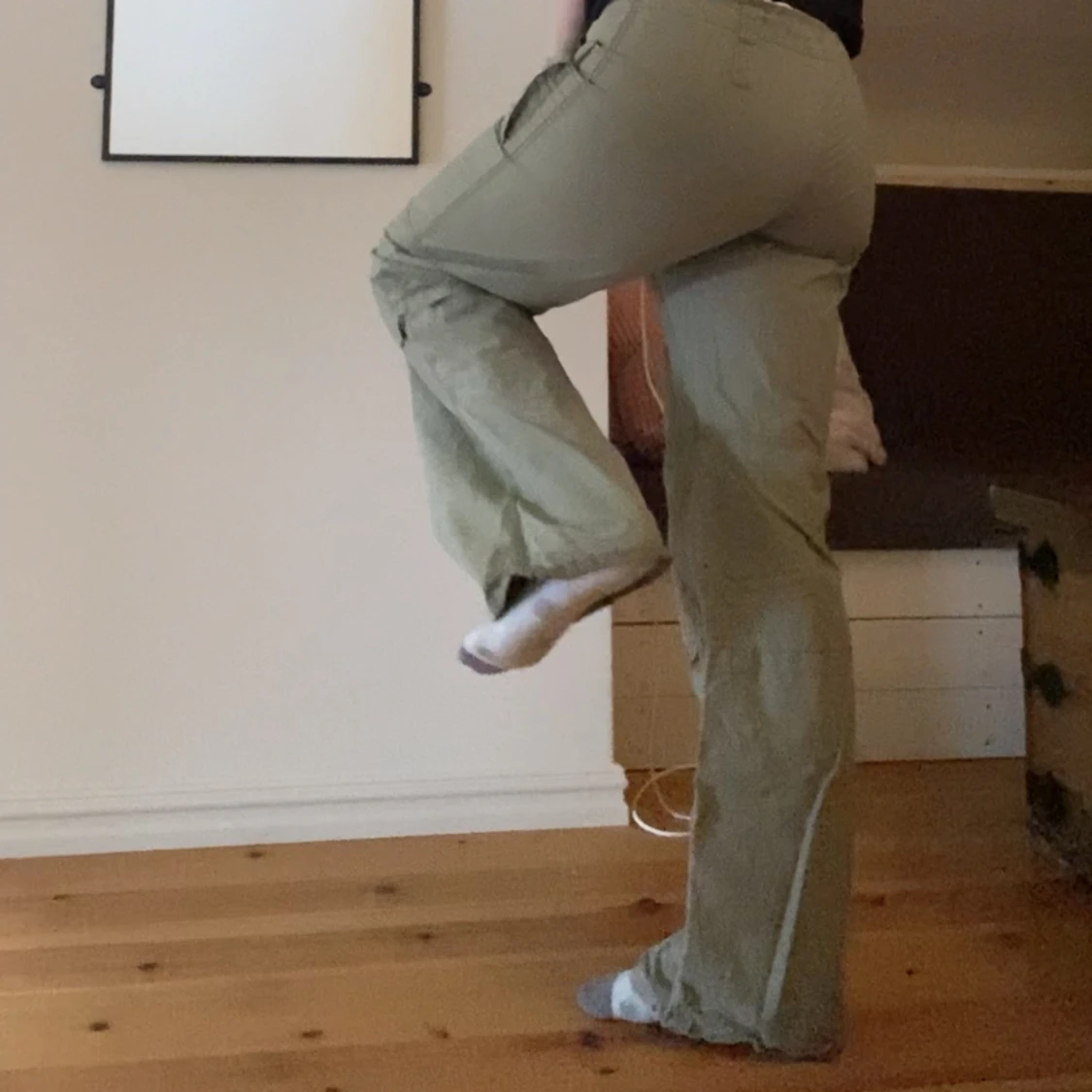 Lågmidjade cargo byxor - 91