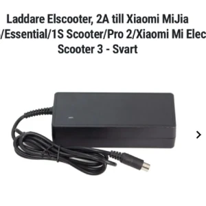 Laddare  - Laddare  El scooter  Använt 1 gång 