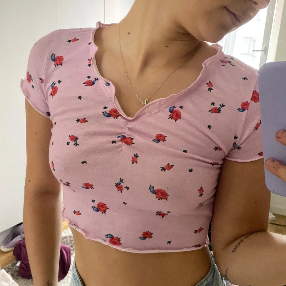 Rose Croptop 