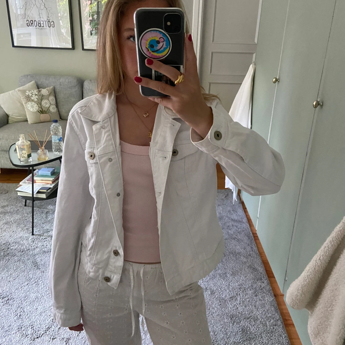 Jeansjacka vit - Hampton Republic