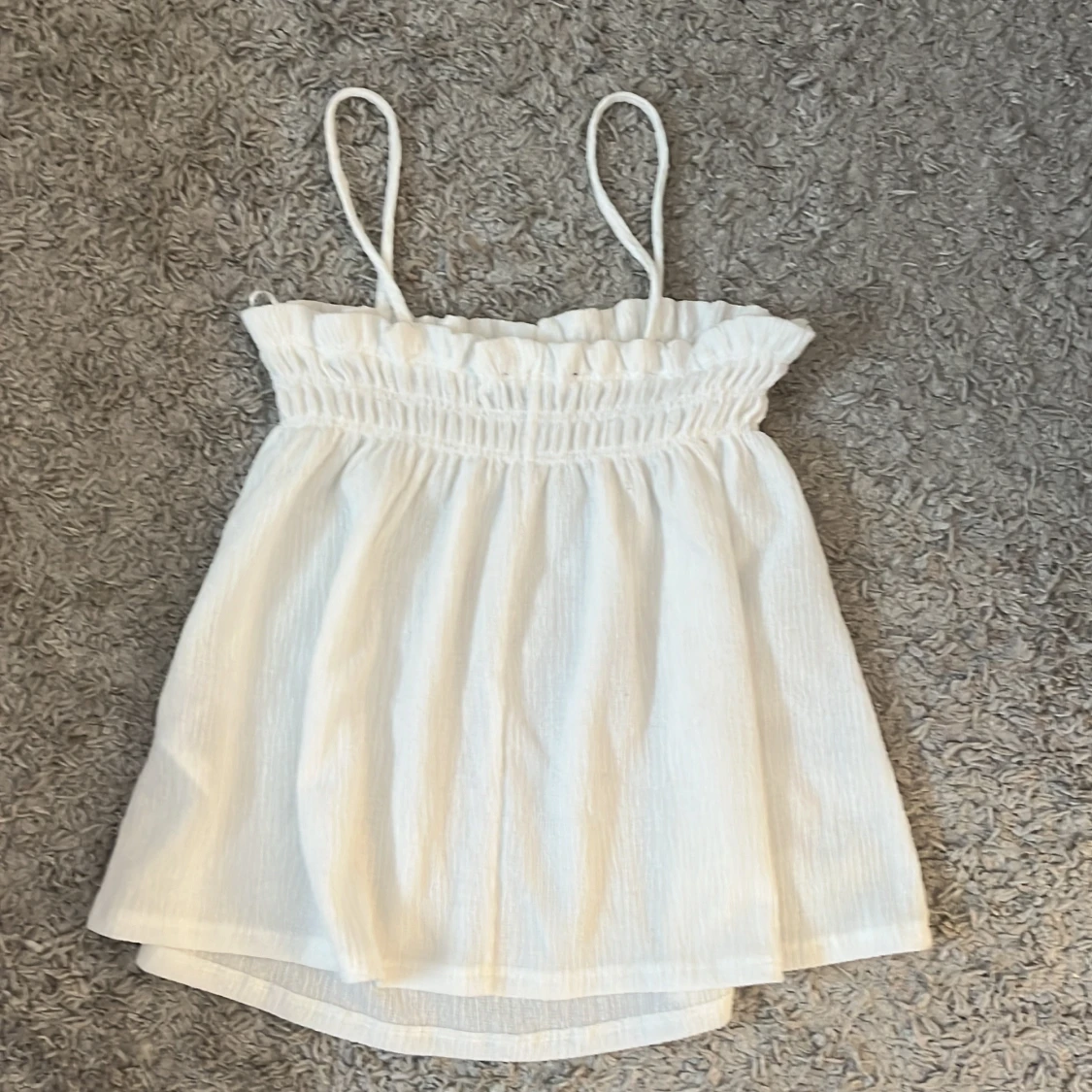  Vitt beach linne  - 90