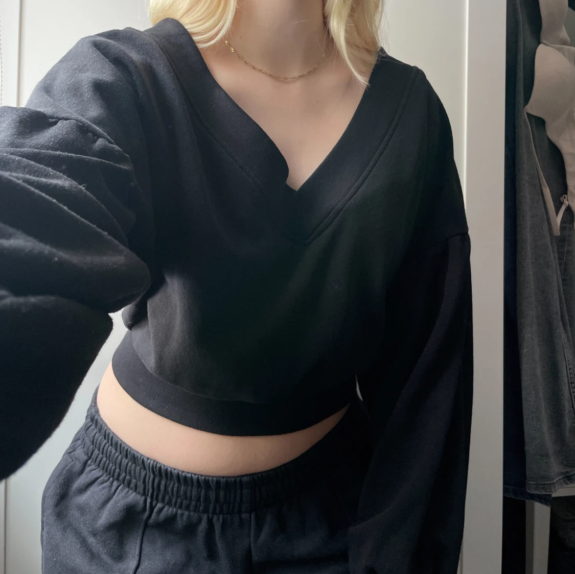 Svart fintröja - 91